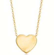 Load image into Gallery viewer, Sophisticated Solid Gold Heart
